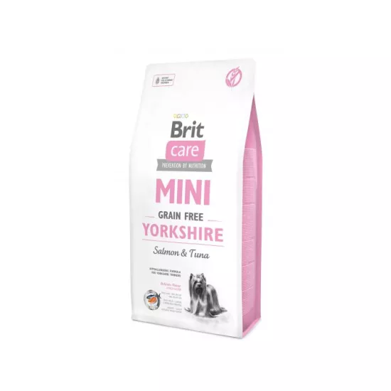 BRIT CARE MINI GRAIN-FREE bezzbożowa, hipoalergiczna formuła | Yorkshire Terrier